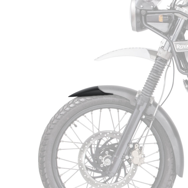 Pyramid Plastics Pyramid front mudguard beak | matte black | royal enfield himalayan 410 2018>2024